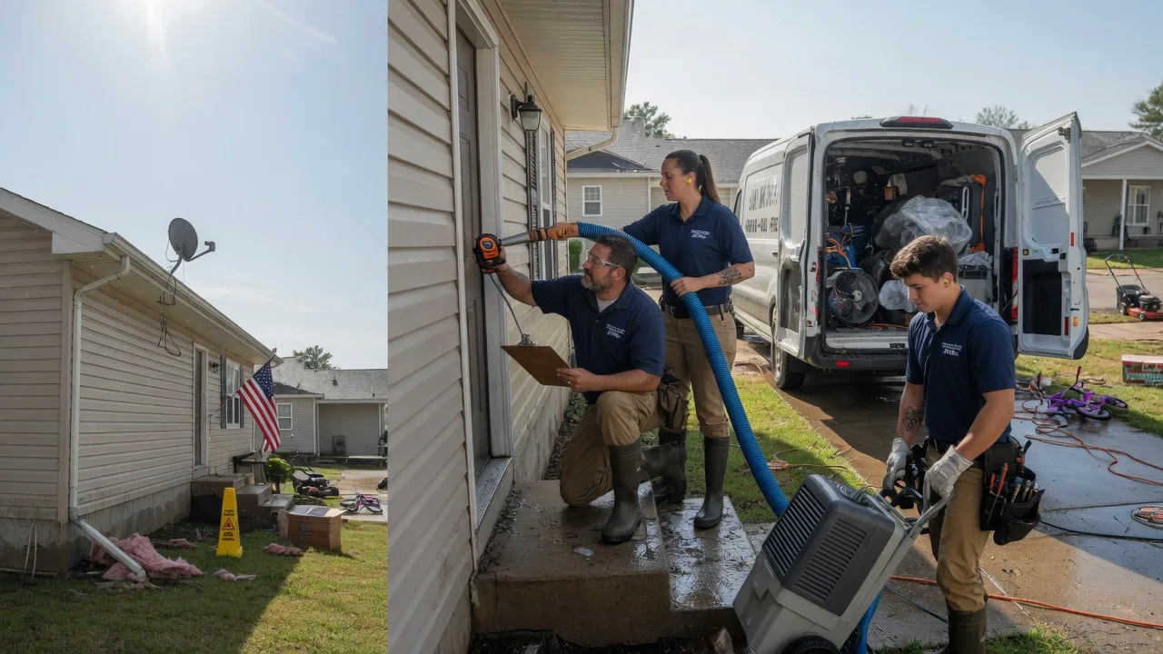 Ceiling Water Damage Restoration in La Crosse, VA near me